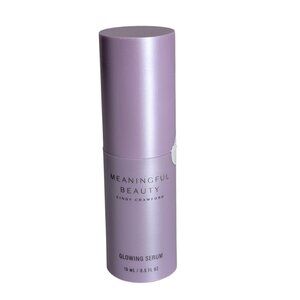 Meaningful Beauty Cindy Crawford Glowing Serum 15ml/0.5oz Torn Sticker NEW